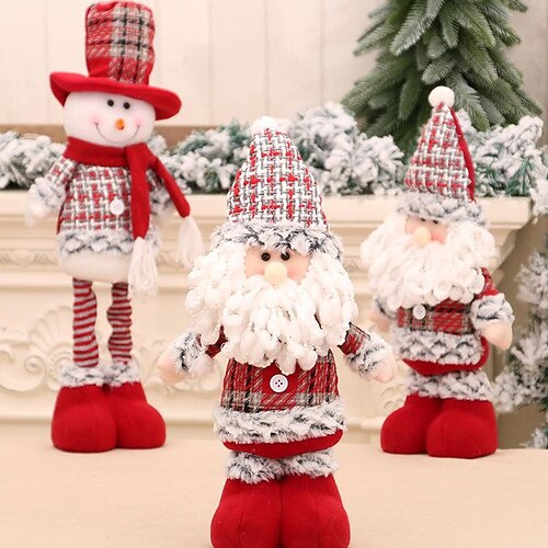 

Medium Telescopic Doll Christmas Old Man Snowman Doll Doll Christmas Gift Christmas Decoration Ornaments