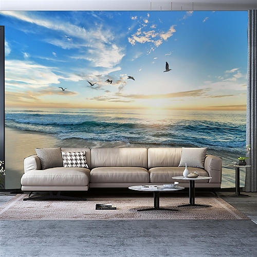 

Mural Wallpaper Wall Sticker Covering Print Peel and Stick Removable Self Adhesive Landscape Seascape PVC / Vinyl Home Decor