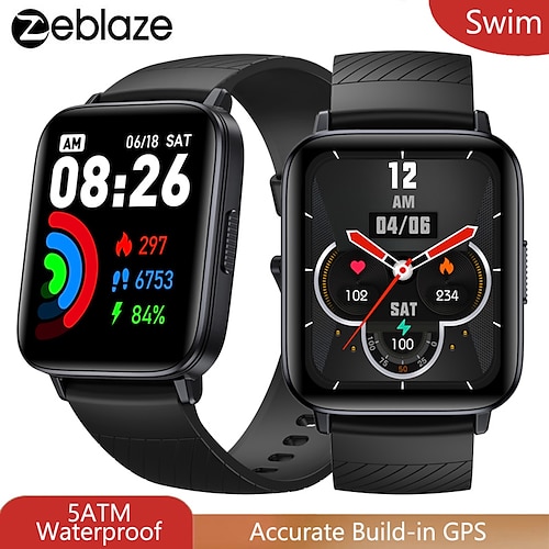 

Zeblaze Swim GPS Swimming Smart Watch for Pool and Open Water Built-in GPS 24H Health Monitor