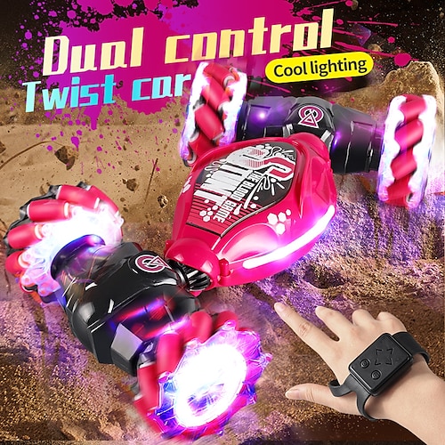 

2022 New Remote Control Stunt Car Gesture Induction Deformation Twist Climb Electronic Toys