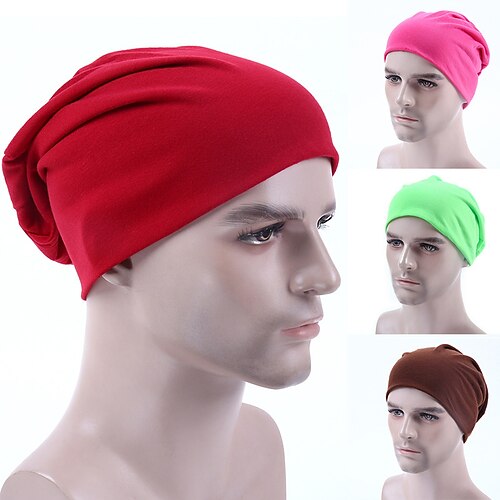 

Men's Women's Turban Outdoor Home Daily Solid / Plain Color Polyester Casual Warm Casual / Daily 1 pcs