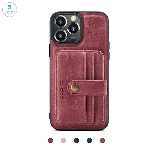 

Phone Case For Apple Classic Series iPhone 14 Pro Max 13 12 11 Pro Max Mini X XR XS 8 7 Plus Bumper Frame Magnetic Full Body Protective Solid Colored PU Leather