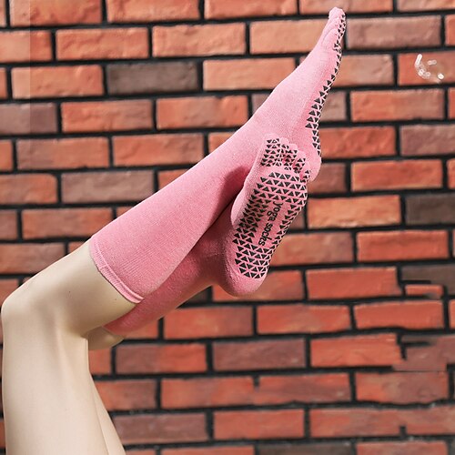 

Chaussettes Chaussures Des sports Coton / Polyester Yoga Aptitude Exercice Physique Portable Extensible Durable Respirable Séchage rapide Pour Femme Jambe