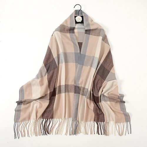 

Women's Scarves Shawl Daily Holiday Polyester Casual Warm Casual / Daily 1 PC