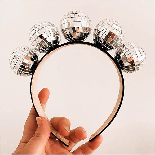 

Disco Ball Headband Disco Ball Headband Girls Headband Decoration Gift