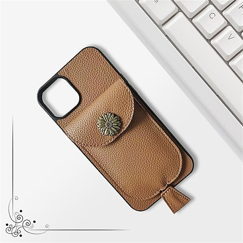 

Phone Case For Apple Wallet Card iPhone 14 Pro Max 13 12 11 Pro Max Mini X XR XS 8 7 Plus Bumper Frame Full Body Protective Dustproof Crystal Diamond PU Leather