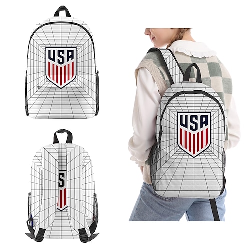 

FIFA World Cup Qatar 2022 Backpack Bookbag 3D for Student Boys Girls Lightweight Wear-Resistant Adjustable Shoulder Straps Oxford Cloth School Bag Back Pack Satchel 17.310.35.9 inch