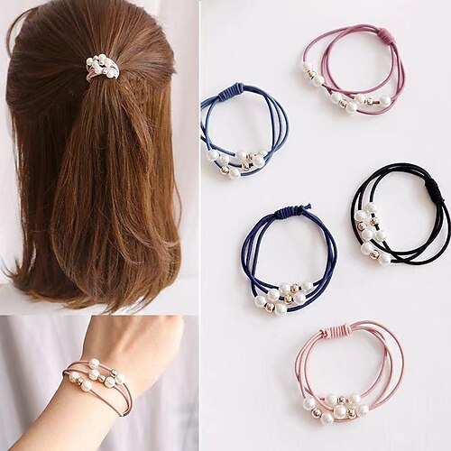 

Kids Girls' Sweet Daily Solid Colored Polyester Hair Accessories Blue / Purple / Pink One-Size