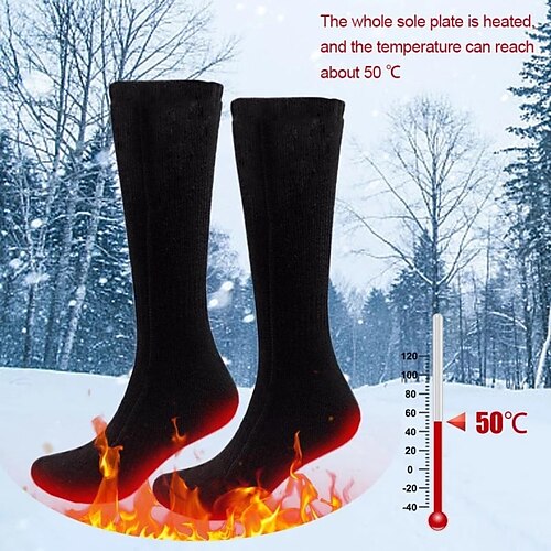 

Winter Thermal Cotton Battery Heating Socks Ski Sports Socks High Quality Foot Warmers Men's And Women's Winter Socks