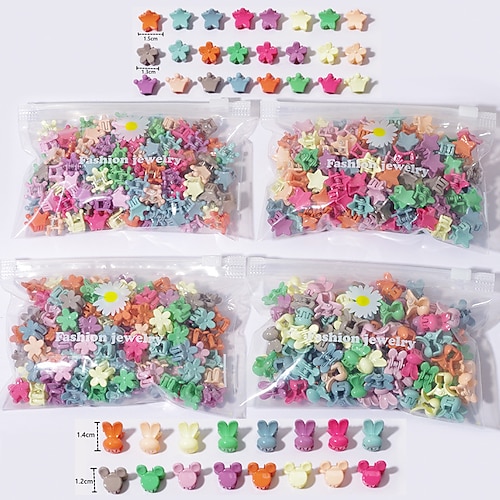 

30pcs Kids Girls' Sweet Daily Cartoon Stylish Hair Accessories Colorful / Green / Pink