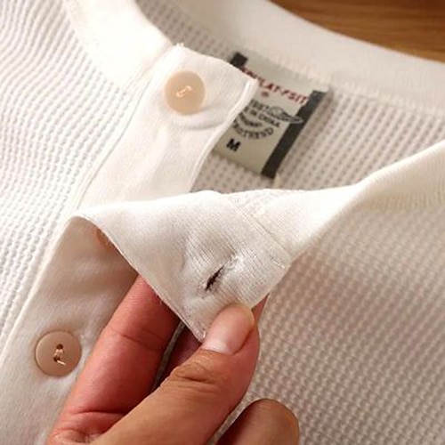 

Men's Henley Shirt Tee Solid Color Henley Green Blue Royal Blue Gray White Sports WorkWear Long Sleeve Button-Down Clothing Apparel Fashion Streetwear Casual
