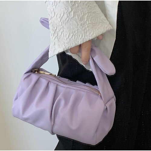 

Women's Evening Bag Top Handle Bag PU Leather Party / Evening Daily Date Purple