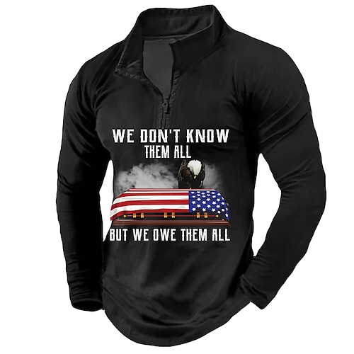 

Men's Zip Up Sweatshirt Pullover Black Half Zip Letter Graphic Prints Zipper Print Daily Sports 3D Print Basic Designer Casual Spring & Fall Clothing Apparel Hoodies Sweatshirts