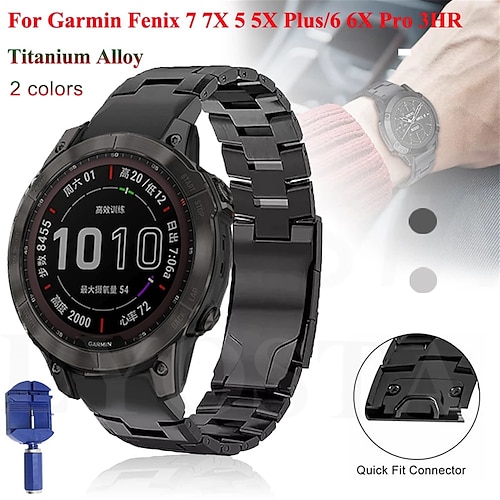 

Quick Fit Titanium AlloyStainless Steel Watchband For Garmin Fenix 7X 7/6 6X Pro 5X Plus Strap Band MARQ/Enduro Belt Bracelet