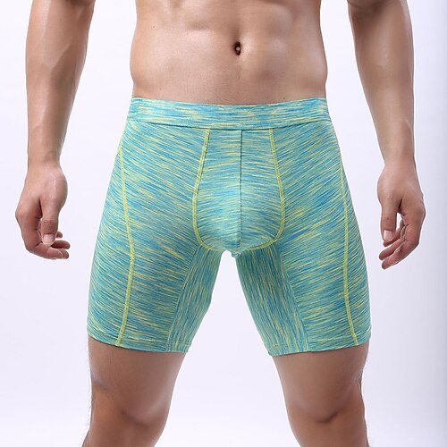 

Men's Sport Briefs Running Brief Bottoms Athletic Athleisure Winter Breathable Quick Dry Moisture Wicking Fitness Gym Workout Running Sportswear Activewear Camouflage Light Yellow Green Sky Blue