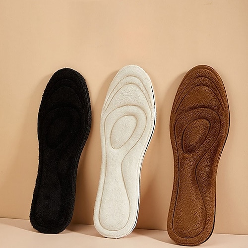 

1 Pair Warm / Breathable / Wearable Insole & Inserts / Plush Insole / Foot Warmer Insole Nylon / EVA All Shoes Winter / Fall Men's / Women's Brown / White / Black