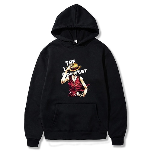 

Inspired by One Piece Monkey D. Luffy Hoodie Anime 100% Polyester Anime Front Pocket Graphic Hoodie For Men's / Women's / Couple's