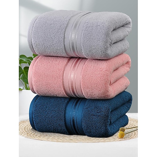 

Thickened Bath Towels,100% Turkish Cotton Ultra Soft Bath Sheets, Highly Absorbent Extra Large Bath Towel for Bathroom, Premium Quality Shower Towel, 1PC