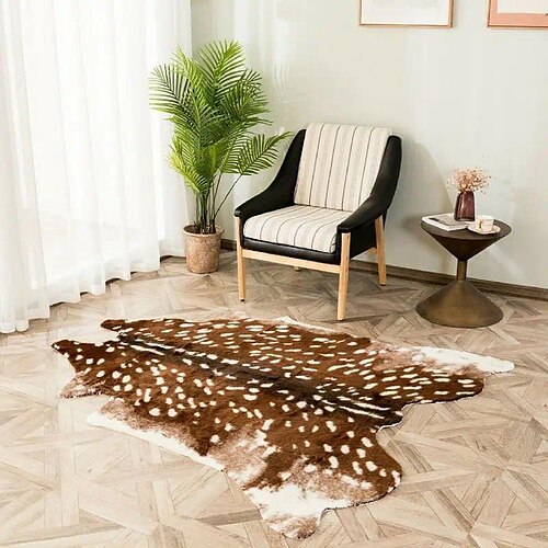 

Faux Fur Area Rug Carpet 150180cm 78108cm Home Decor Carpet Livingroom Bedside Warm Floor