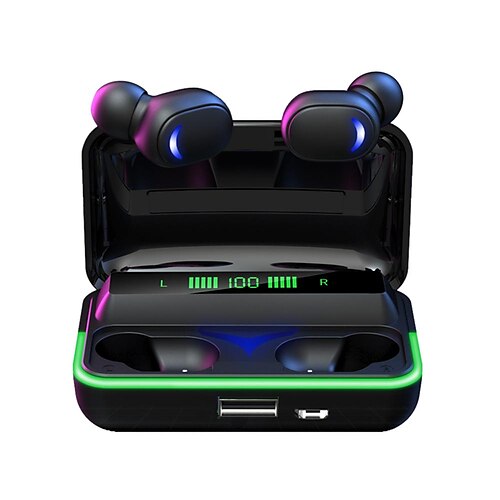 

E10 TWS True auriculares inalámbricos En el oido Bluetooth 5.1 Supresión del Ruido Estéreo Sonido envolvente para Apple Samsung Huawei Xiaomi MI Yoga De Uso Diario Correr Teléfono Móvil