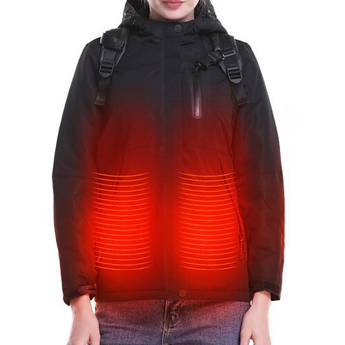 

Women's Winter Jacket Parka Hoodie Jacket Warm Breathable Outdoor Daily Wear Vacation Going out Zipper Pocket Zipper Hoodie Casual Modern Comfortable Street Style Solid Color Regular Fit Outerwear