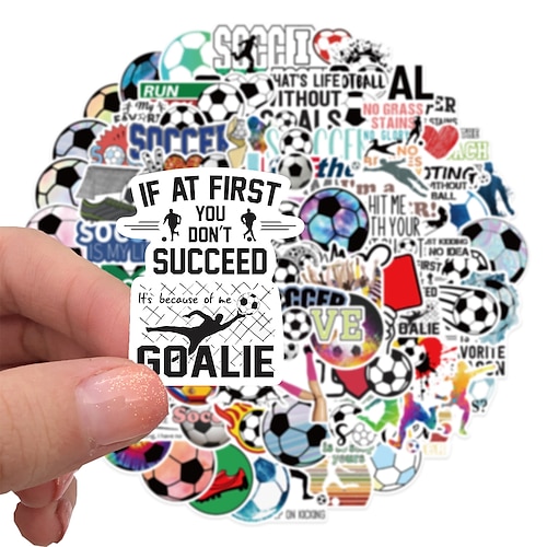 

300 Pcs Popular World Cup Football Graffiti Sticker Decoration Suitcase Notebook Waterproof Sticker