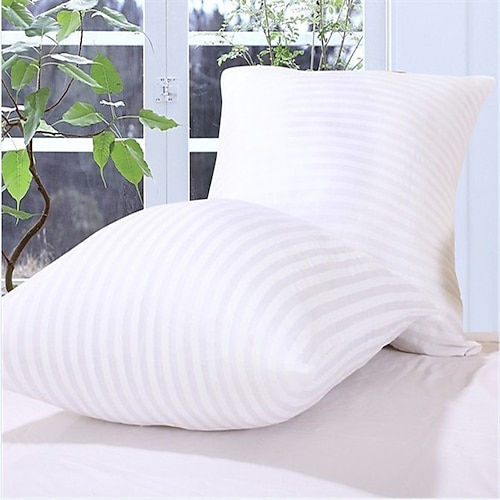 

Set Of 2 Throw Pillow Inserts Striped Pattern Alternative Pillow Couch Cushion Sham Stuffer Fits for 45x45cm Pillow Cover