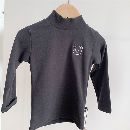 

Toddler Boys T shirt Tee Animal Long Sleeve Children Top Outdoor Adorable Daily Winter Fall Blue 3-7 Years