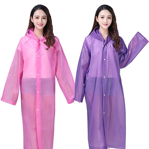 

Adult Raincoat Thickened Single Person Environmental Protection Outdoor Fishing Men And Women Cardigan Long Women Hiking