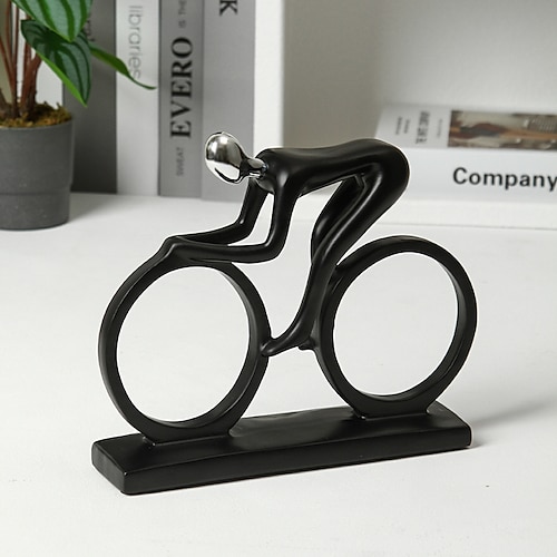 

1PC Bicycle Abstract Sports Figure Craft OrnamentsSimple Household DecorationsTV Cabinet Wine Cabinet Decorations