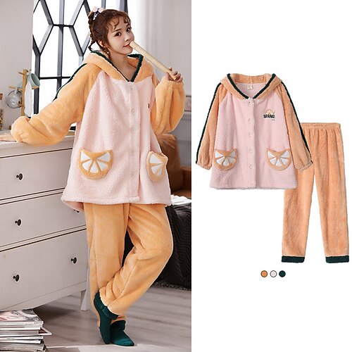 

Adults' Kigurumi Pajamas Cartoon Character Onesie Pajamas Flannel Cosplay For Men and Women Christmas Animal Sleepwear Cartoon Festival / Holiday Costumes