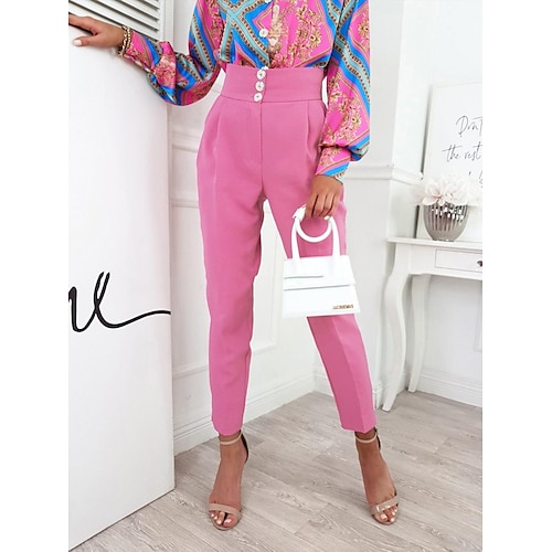 Plus Size Belted Pants