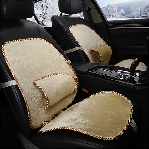 

Universal Warm Car Cushion Winter Wool Cushion Four Seasons Non-Slip General Auto Seat Cover Plush Winter Free Shipping