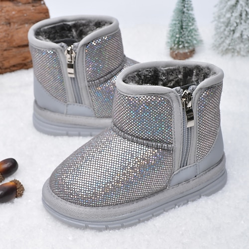 

Para Meninos Para Meninas Botas Diário Casual Botas de Neve Forro de fluff Microfibra Respirabilidade Não escorregar Calçados Escolares Crianças (4 a 7 anos) Diário Interior exterior Caminhada