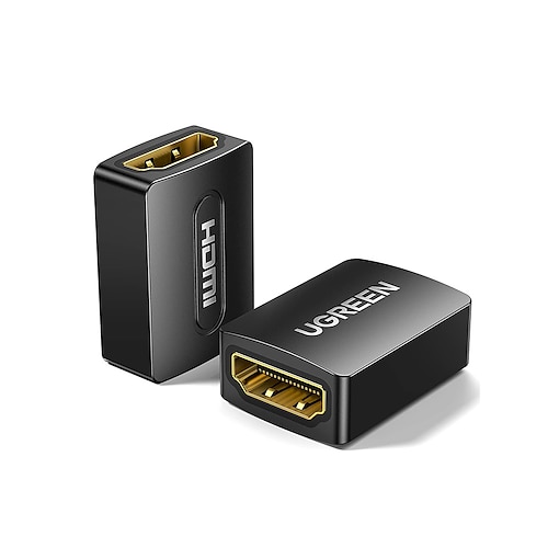 

UGREEN HDMI Coupler 2-Pack 4K HDMI Adapter Female to Female HDMI Connector 3D 4K HDMI Extender Compatible HDTV TV Stick Chromecast Nintendo Switch Xbox One Playstation PS4 Laptop