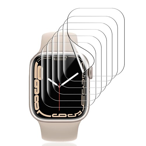 6 Pack Screen Protector Compatible with Apple Watch Series 7 41mm Flexible TPU Film Clear HD Soft Bubble-Free Self-Healing iWatch 7 41mm Screen Protector
6 Pack Screen Protector Compatible with Apple Watch Series 7 41mm Flexible TPU Film Clear HD Soft Bubble-Free Self-Healing iWatch 7 41mm Screen Protector