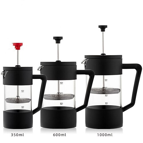 

approvisionnement d'usine pot de presse à café ménage pot de presse française théière en verre cafetière infusée à la main spot