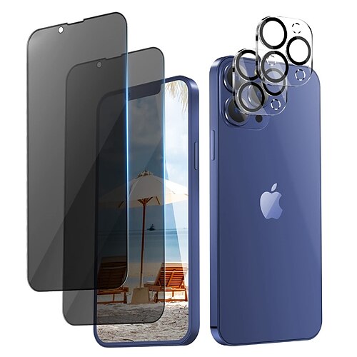 

[22Pack] Phone Screen Protector Camera Lens Protector For Apple iPhone 14 Pro Max iPhone 13 Pro Max 12 Mini 11 Tempered Glass 9H Hardness 3D Touch Compatible Scratch Proof Phone Accessory