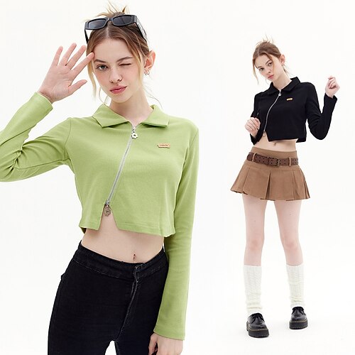 

Spicy Girls Punk & Gothic Y2K Year 2000 Masquerade Women's Japanese Cosplay Costumes Green / Black