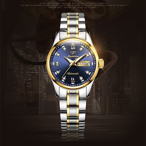 

Gold Shield 8763 Automatic Mechanical Women'S Watch Luminous Calendar Week Display Waterproof Women'S Watch