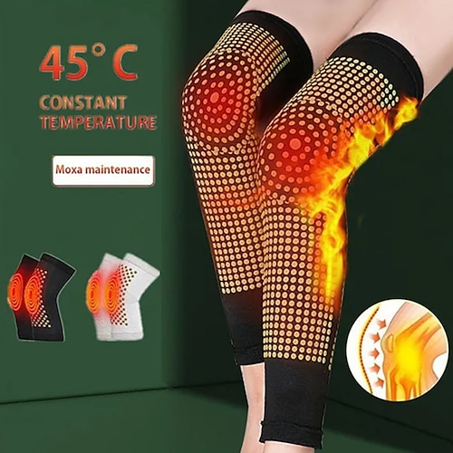 

Wormwood extended self-heating knee pads to keep warm old cold legs for men and women with knee joint pain