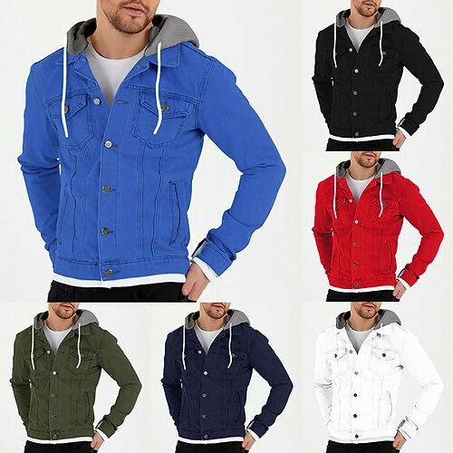 

Men's Hoodie Jacket Multiple Pockets Hoodie Solid Color Sport Athleisure Top Long Sleeve Breathable Soft Comfortable Casual Leisure Sports Everyday Use Casual Athleisure Daily / Winter