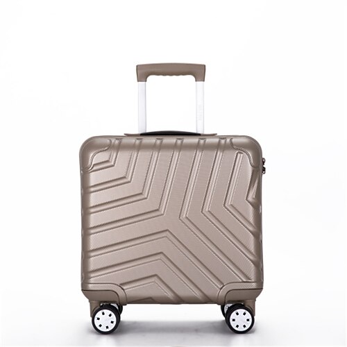 

Pure PC 16 Hard Case Luggage Computer Case With Universal Silent Aircraft Wheels Gold