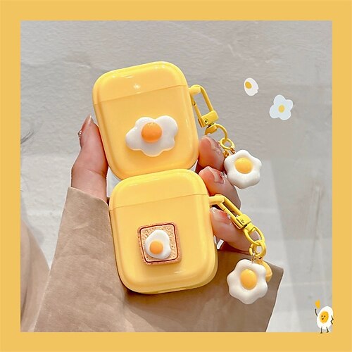 

Case Cover Compatible with AirPods Pro Airpods 1/2 AirPods 3 Cute Cool Water Resistant Cartoon TPU Headphone Case