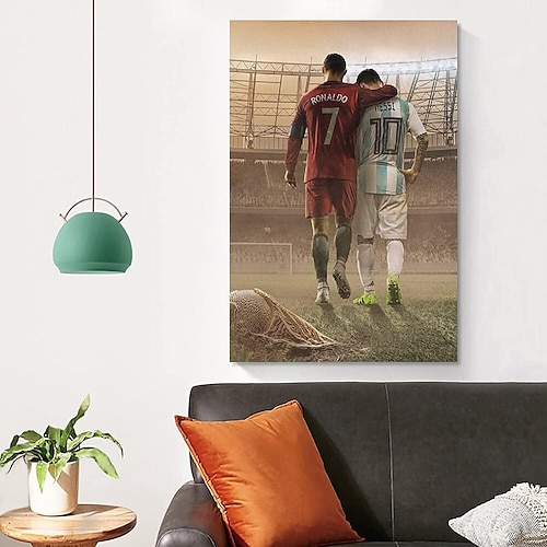 

2022 The World Cup Ball Tapestry Football Poster Evolution of Soccer Wall Art Pictures Canvas Painting For Living Room Office