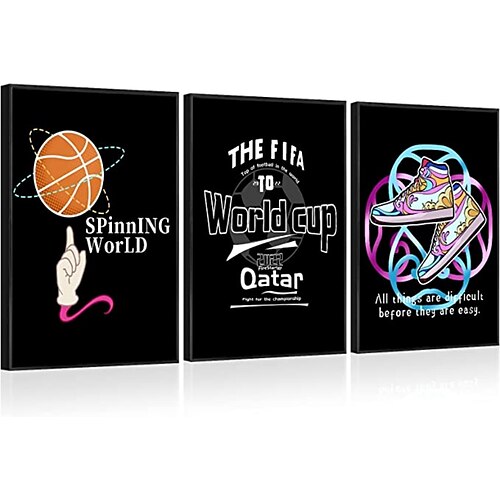 

1 Panel World Cup Prints Wall Art Modern Picture Home Decor Wall Hanging Gift Rolled Canvas Unframed Unstretched