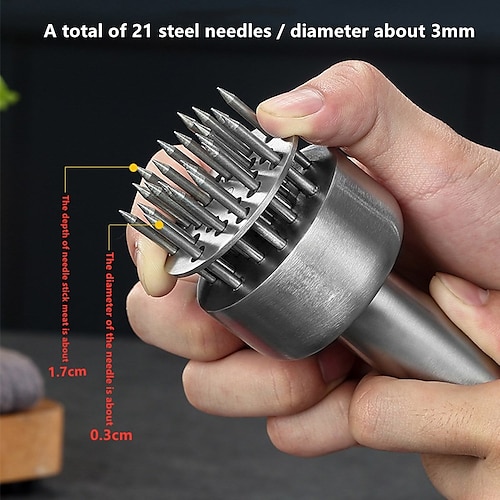 304 Stainless Steel Loose Meat Needle, Steak Needle, Hammer Meat