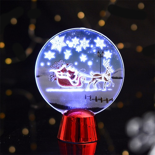 

Christmas Decorations 3D LED Light Santa Claus Night Light for Home Christmas Party Decor Lamp Navidad New Year Gift