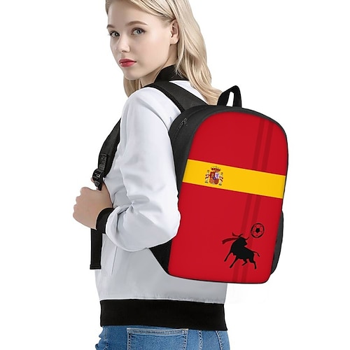 

Backpack England Spain Denmark Theme Print 2022 World Cup Fan Supplies
