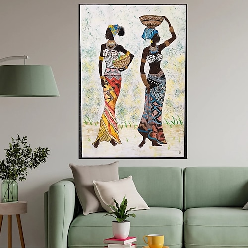 

People Prints Poster African Girl Wall Art Modern Picture Home Decor Wall Hanging Gift Rolled Canvas Unframed Unstretched
